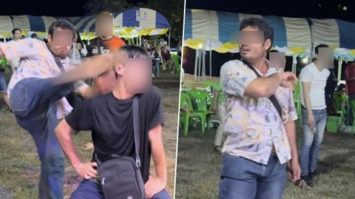 Thai man admits to kicking stranger’s head in Kalasin (video)