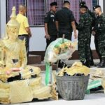 Nakhon Phanom: Drugs found hidden in Buddha statues seized | Thaiger
