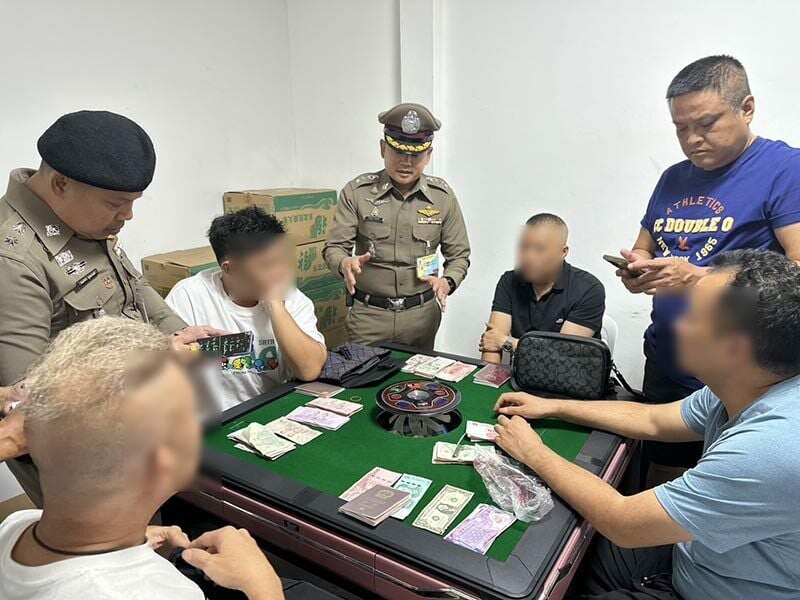 Police raid exposes illegal gambling in Bangkok restaurant