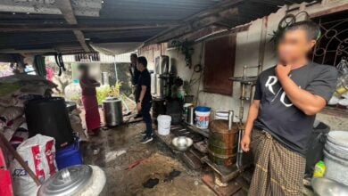 Police churn up Burmese gang’s dirty ice cream operation (video)