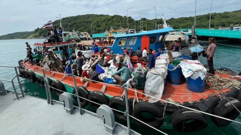 Koh Si Chang police uncover illegal immigration operation