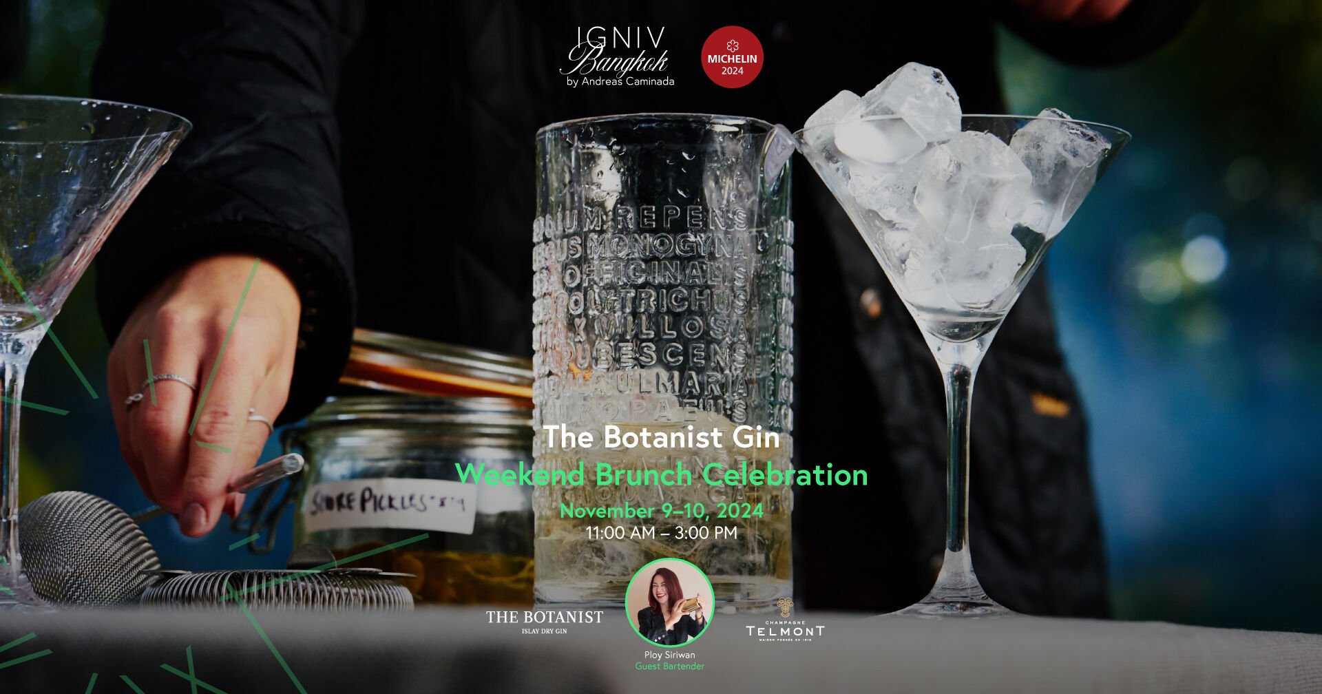 The Botanist Gin Weekend Brunch Celebration at IGNIV Bangkok