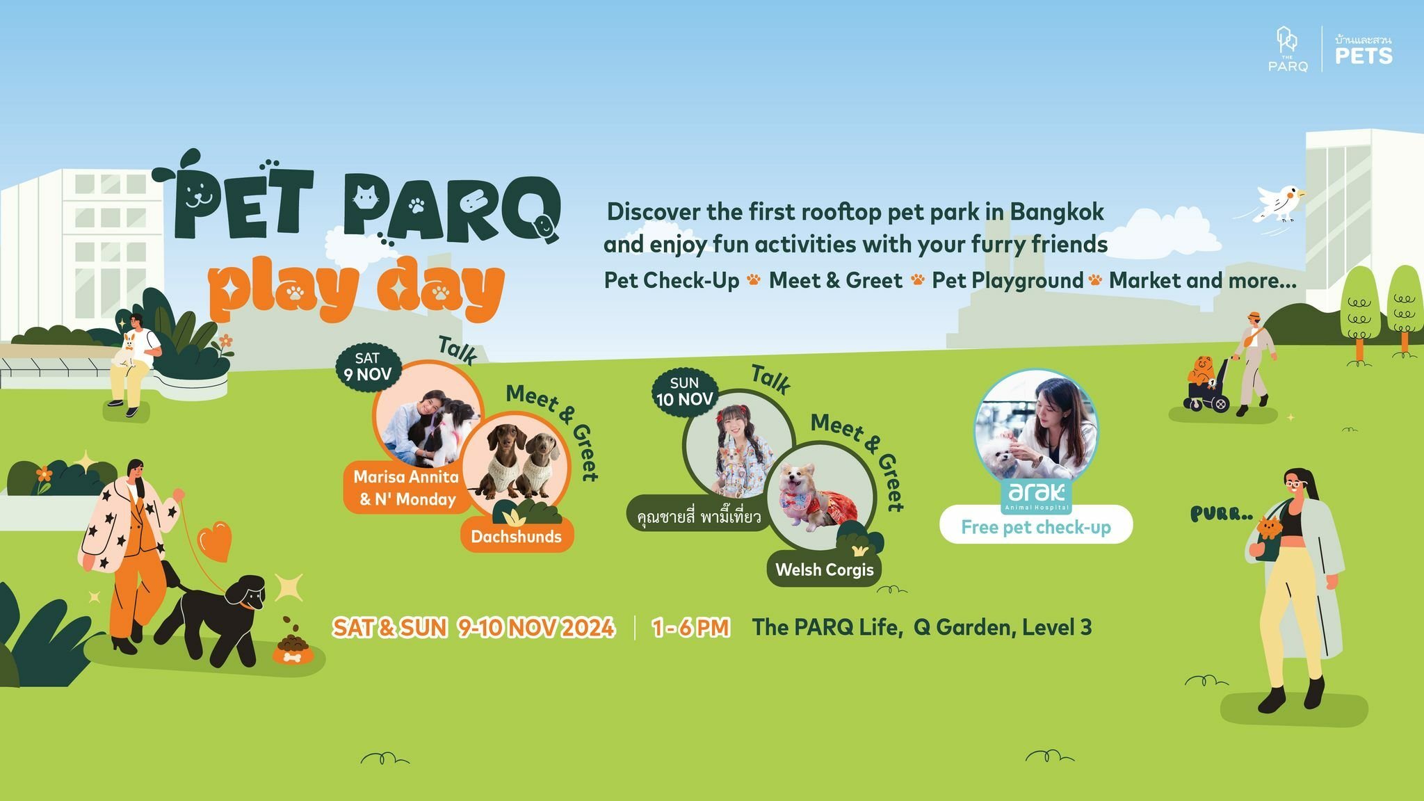 Pet PARQ Play Day at The PARQ, one of the best things to do in Bangkok