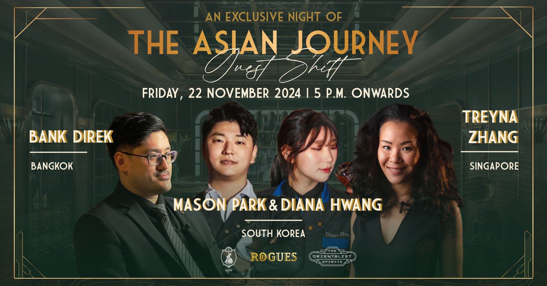 ROGUES unveils exclusive night of The Asian Journey Guest Shift event