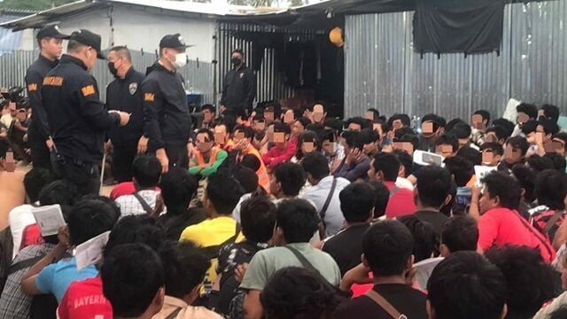 Immigration raids lead to 300 detained, fines over 250,000 baht