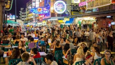 Khao San Road festive bookings hit a European slump (video)