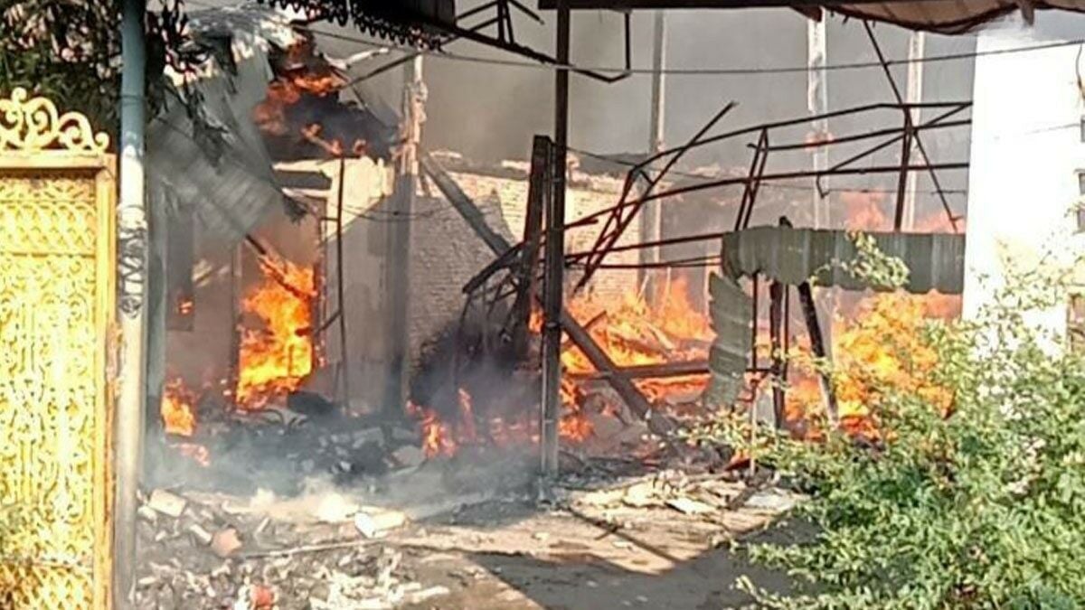 Up in flames: Bangkok house fire claims life of 50 year old man