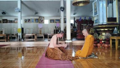 Unholy row! Drunk monk arrested, begging for cash in Chiang Rai