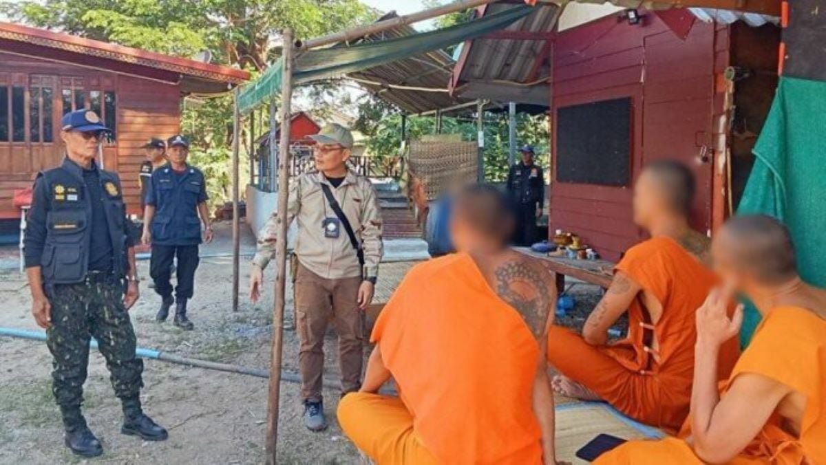 Monk defrocked after drug raid at Khon Kaen monastic site