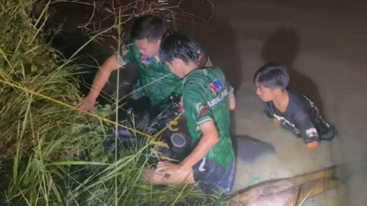 Chon Buri woman narrowly escapes GPS misdirection into ditch