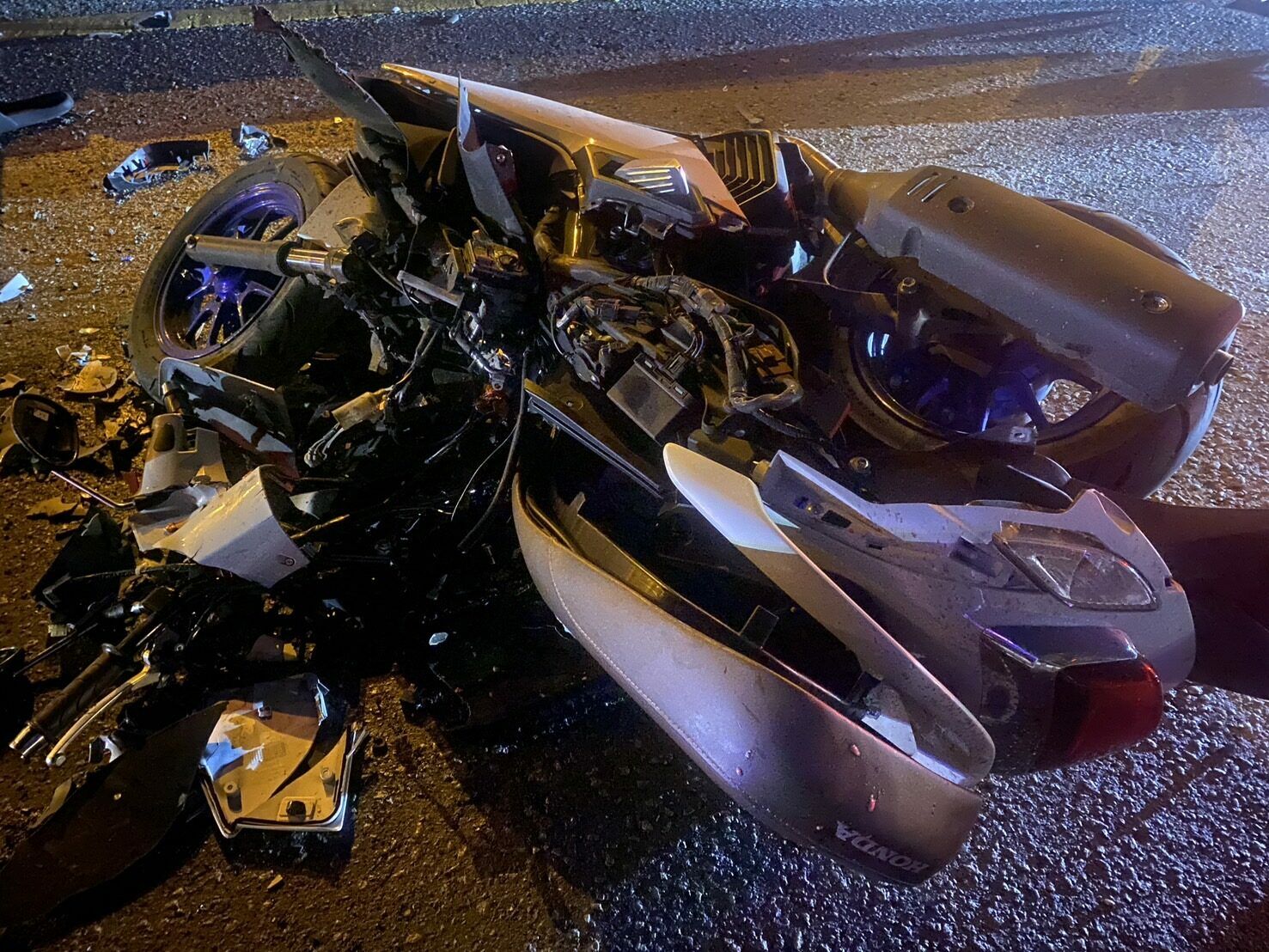 Motorcyclist dies in crash with truck on dark Bangkok road