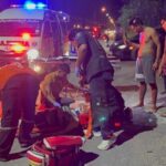 Motorcyclist suffers ankle injury in East Pattaya railroad accident | Thaiger