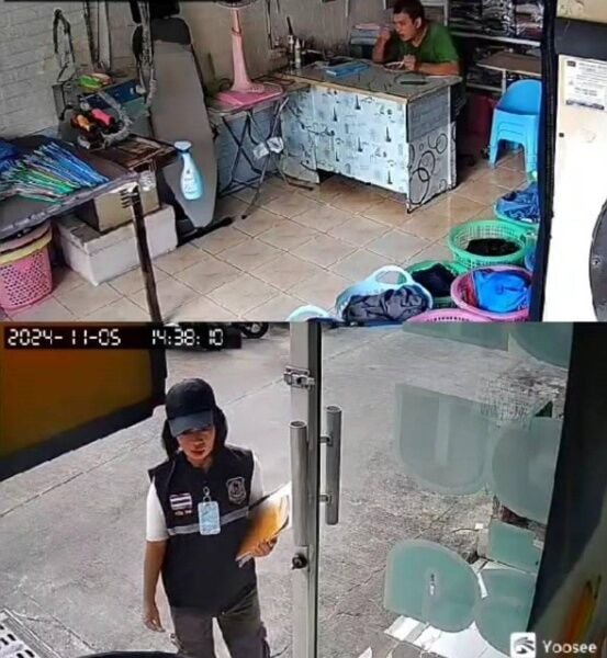 Pattaya police imposter caught on camera collecting 'donations' | News by Thaiger