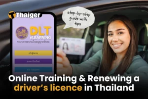 How to do the online training and renew your driver’s licence in Thailand