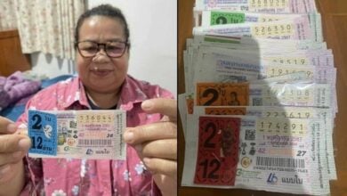 Pathum Thani vegetable vendor wins 12 million baht lottery prize