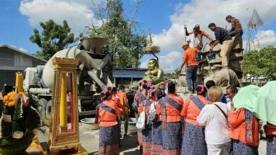 Udon Thani: Image of revered monk in the sky sparks lottery frenzy