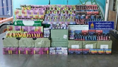 Smoky bust: E-cigarettes worth 10 million baht seized in Si Racha