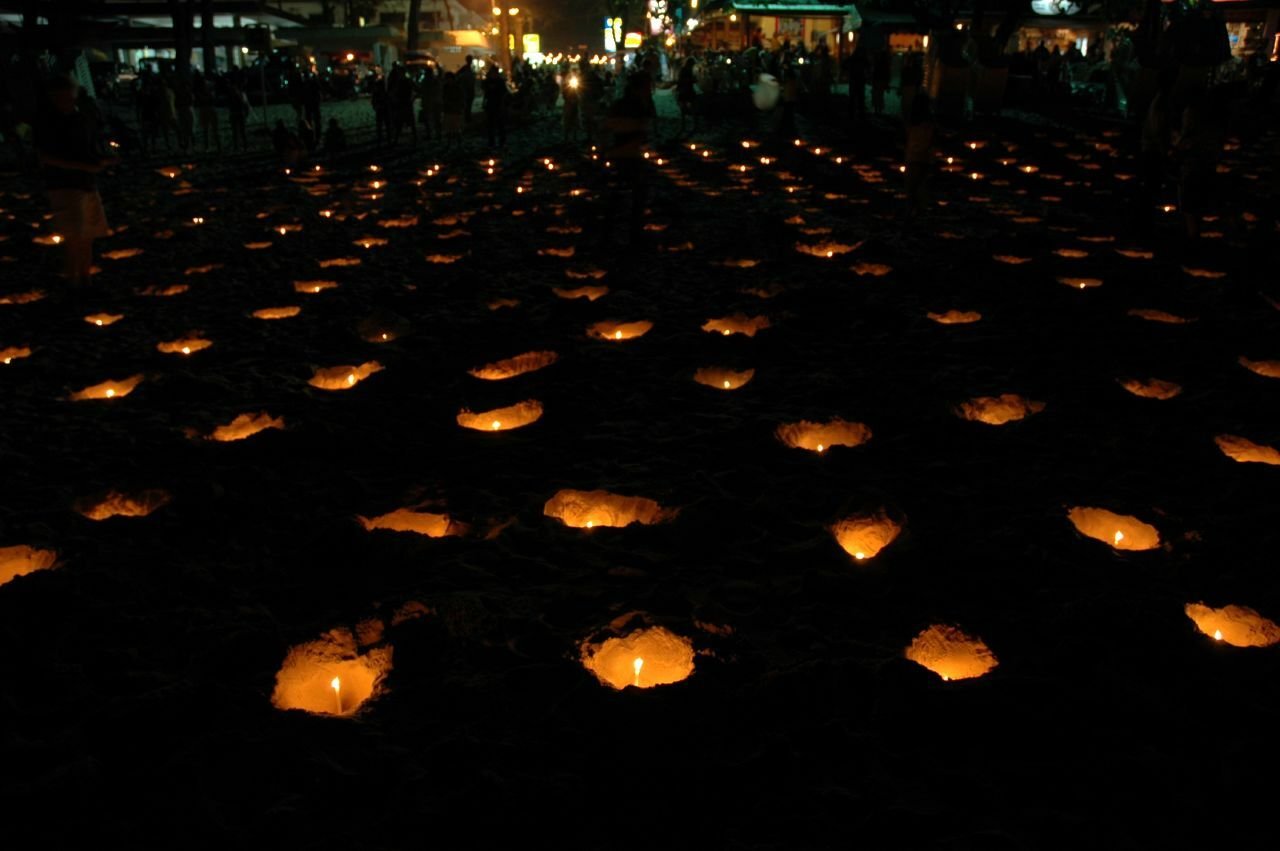 Candles Phuket tsunami