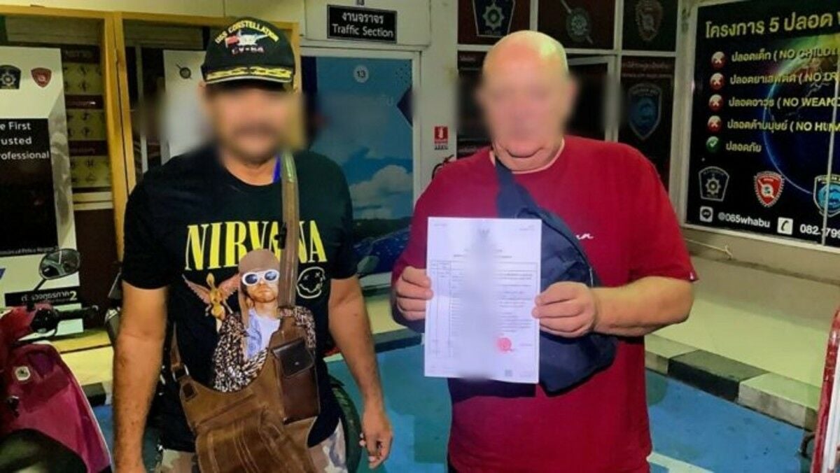 Knives out in Pattaya: Aussie tourist threatened by moto-taxi rider