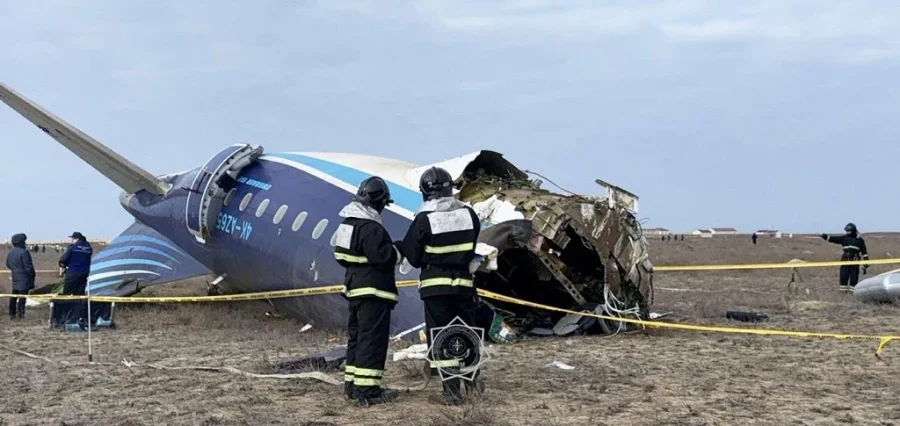 Bird strike suspected in Azerbaijan Airlines crash, 42 dead