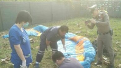 Chinese man dies during paragliding competition in Thailand