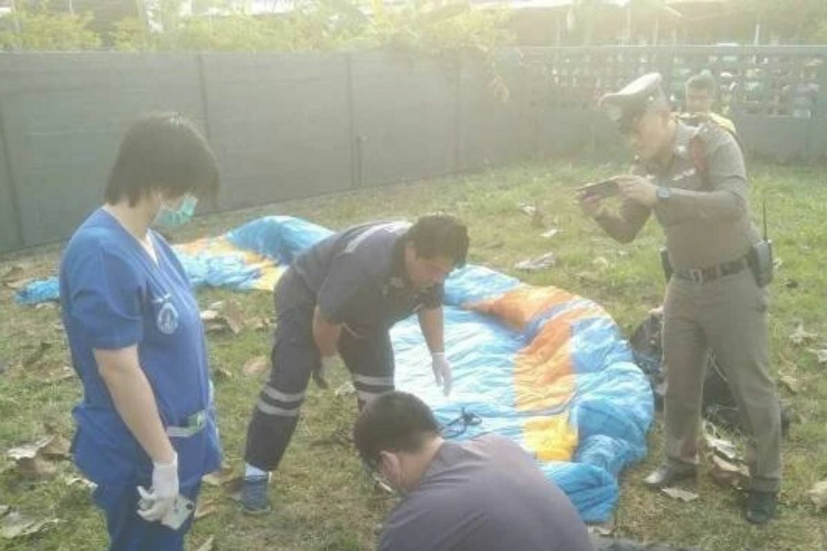 Chinese man dies during paragliding competition in Thailand