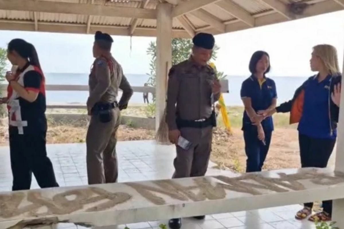 British man commits suicide, leaving sand messages for Thai wife