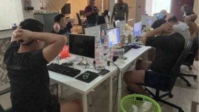 Police crack down on Chinese-South Korean travel agency scam in Pattaya