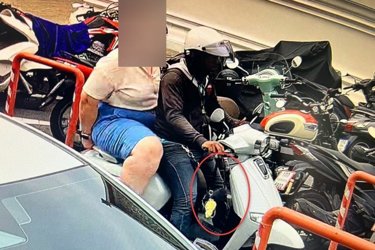 Thai rider theft Bangkok