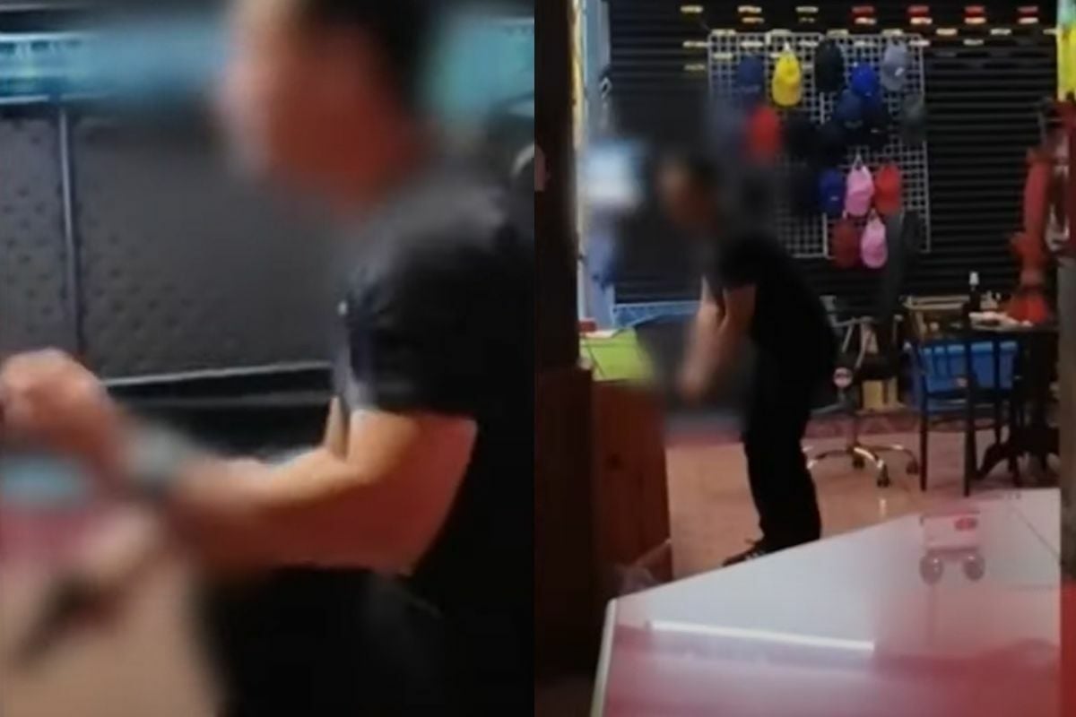 Thai BB gun vendors altercation in Pattaya