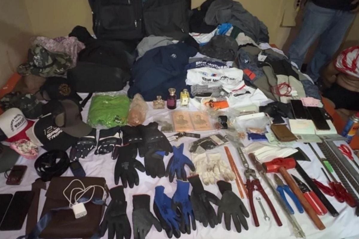 500 evidence seized from Vietnamese thieves in Nonthaburi