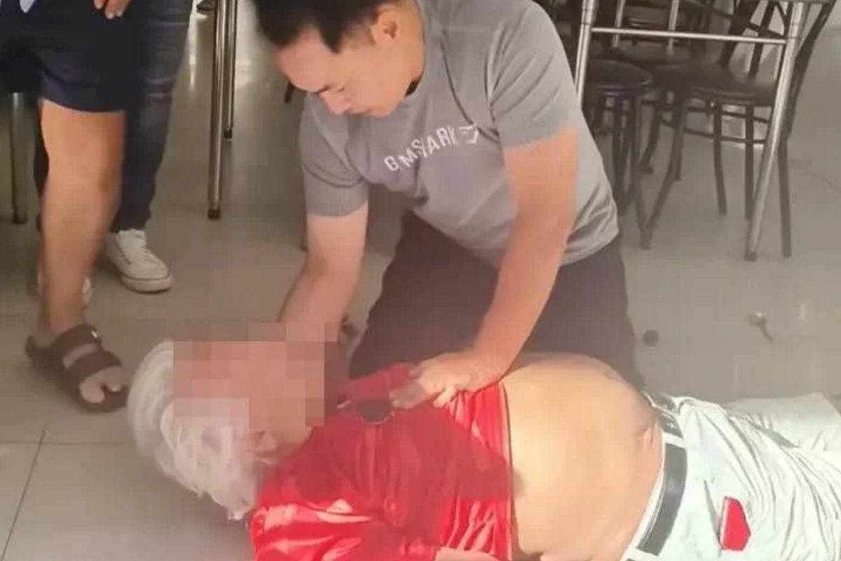 Thai man provides CPR to Italian man