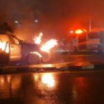 Pickup truck fire in Chon Buri ends without injury as driver escapes | Thaiger
