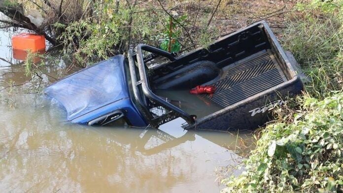 Village headman dies after vehicle slides into Chumphon canal