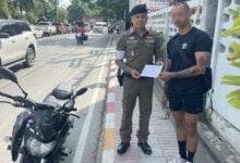 Dutch tourist fined 3000 baht for stunts on Koh Samui