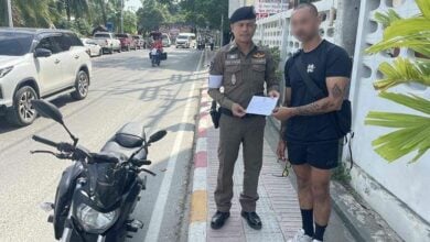 Dutch tourist fined 3000 baht for stunts on Koh Samui