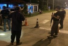 Pipe bomb attack injures four officers at Narathiwat base