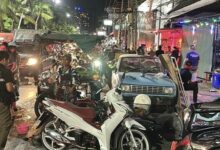 Intoxicated driver wreaks havoc in Pattaya, crashes into sidecar