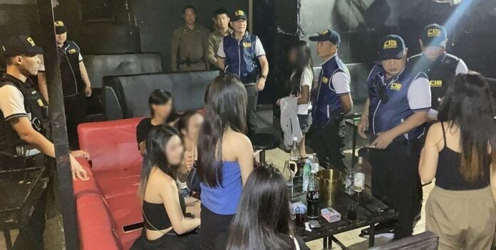 Pattaya karaoke raid uncovers illegal workers and minors