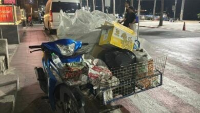 Pattaya scrap collector loses 2,000 baht in tricycle theft