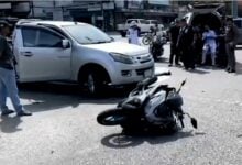 Motorcyclist killed in Pattaya crash with minivan and pickup truck