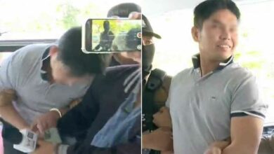 Thai gambling boss attacks reporter during police questioning (video)