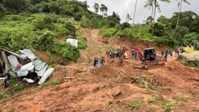 Search for Myanmar workers underway after Koh Samui landslide