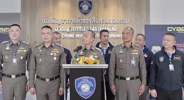 Thai cyber police locate call centre gang in Cambodia