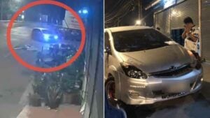 Nonthaburi shop owners seek driver after 50,000 baht accident