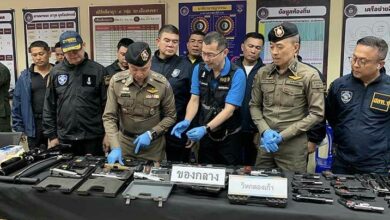 Seven arrested in Songkhla for 2 million baht scam and gun trade | Thaiger