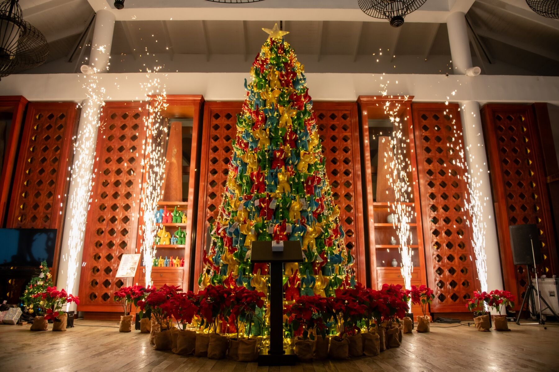 Christmas tree at InterContinental Koh Samui Resort