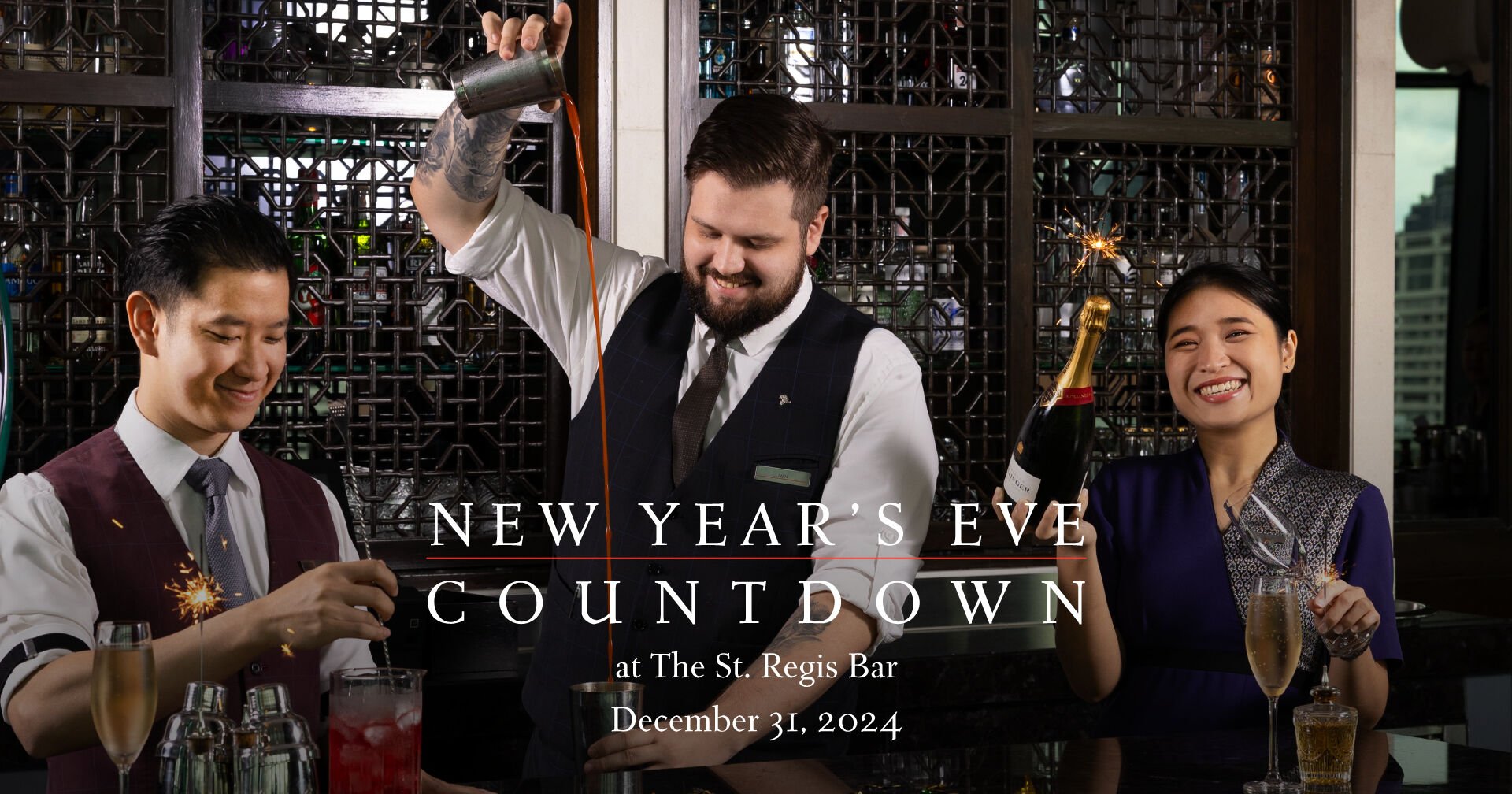 New Year's Eve Countdown at The St. Regis Bar