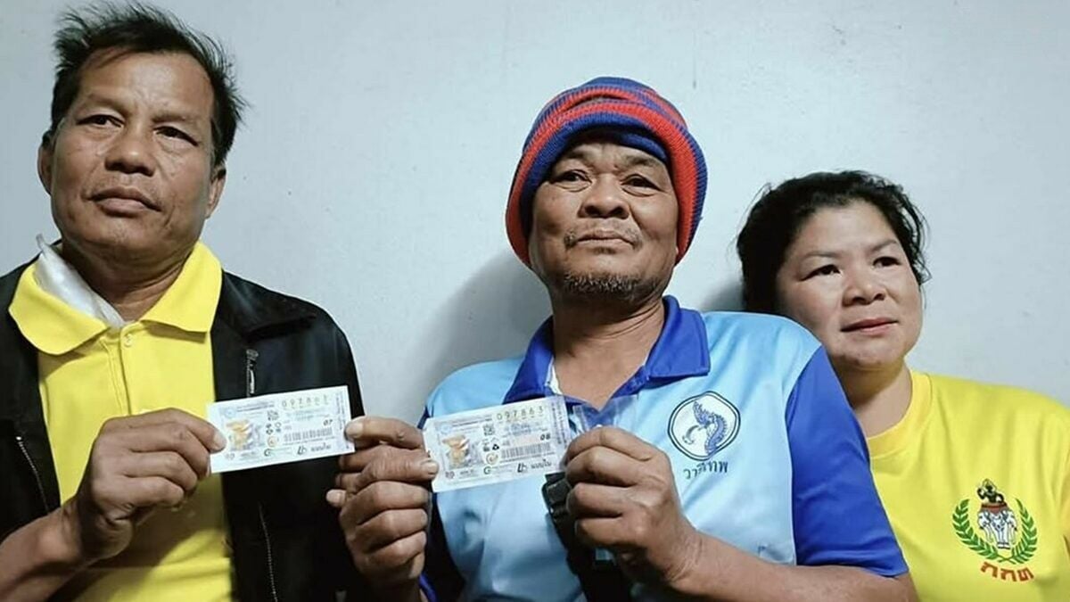 Yasothon man wins 12 million baht in lottery draw