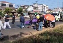 Elderly couple’s tragic motorcycle accident in Udon Thani